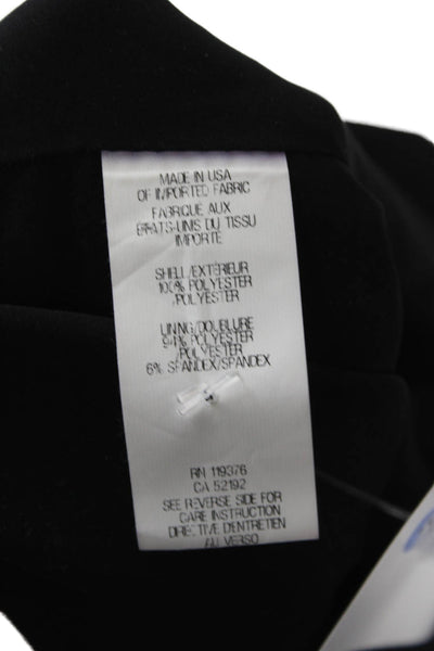 Helmut Helmut Lang Womens Black Wrap Mini Skirt Petite Polyester Size 0P