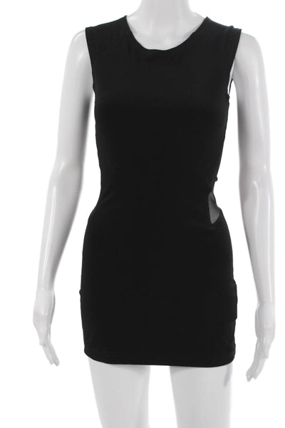 Elizabeth & James Women Bodycon Mini Dress Black Size XS