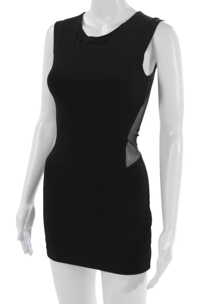 Elizabeth & James Women Bodycon Mini Dress Black Size XS
