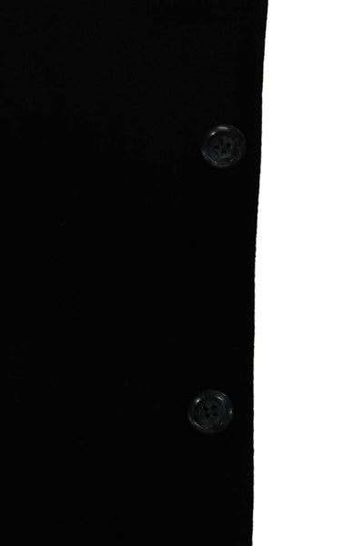 Nordstrom Collection Mens Black Cashmere Collared Classic Blazer Size 40