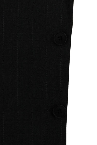 Pal Zileri Men's Striped Dark Gray Wool Suit Jacket Size 50