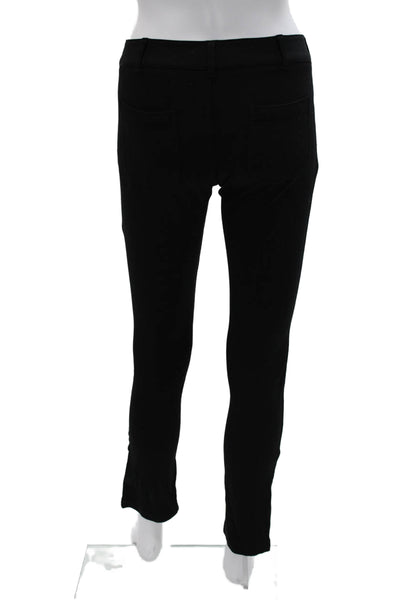 Vince Women Cropped Ankle Pants Black Viscose Nylon Zip Size 4