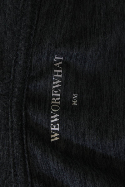Weworewhat Womens Full-zip Hoodie Dark Gray Long Sleeve Size M