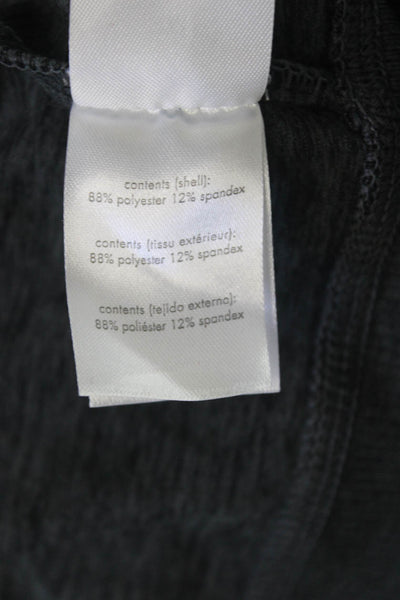 Weworewhat Womens Full-zip Hoodie Dark Gray Long Sleeve Size M