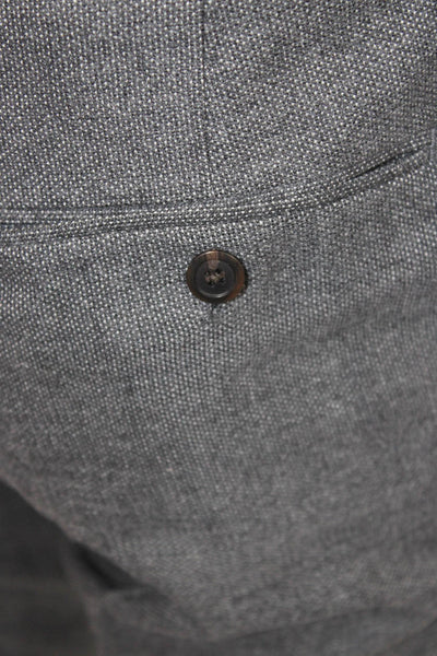 J Crew Mens Ankle Dress Pants Dark Gray Wool Size 32