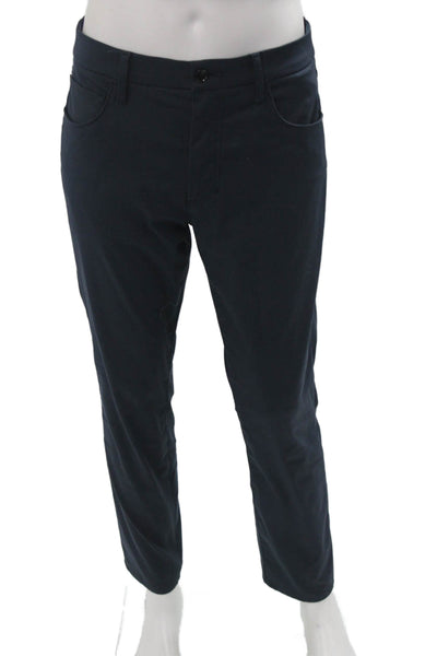 7 For All Mankind Mens Chino Pants Dark Blue Button Fly Size 30