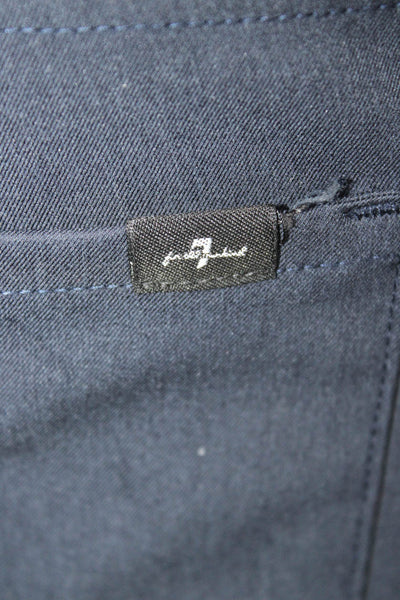 7 For All Mankind Mens Chino Pants Dark Blue Button Fly Size 30