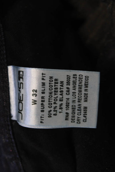 Joes Mens Dark Blue Skinny Straight Jeans Size 32