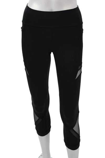 Lululemon Womens Black Nylon Capri Leggings Size 6
