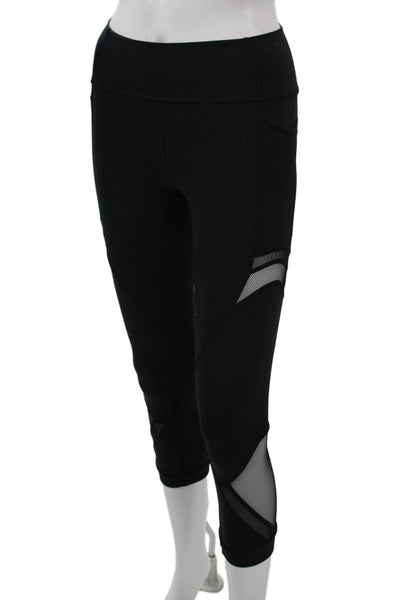 Lululemon Womens Black Nylon Capri Leggings Size 6