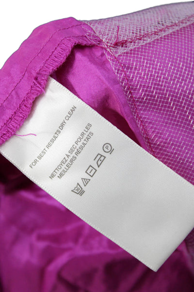 Free People Womens A-Line Pleated Long Pink Skirt Size XS