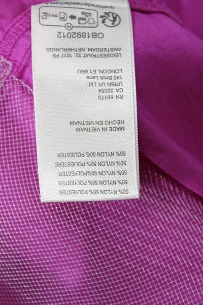 Free People Womens Pink Pleated A-Line Skirt Size XS