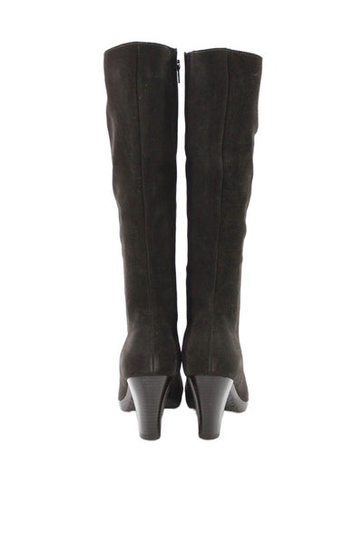 La Canadienne Womens Suede Knee High Kara Boots Espresso Brown Size 9.5 Medium