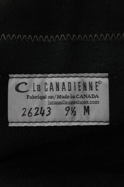 La Canadienne Womens Suede Knee High Kara Boots Espresso Brown Size 9.5 Medium