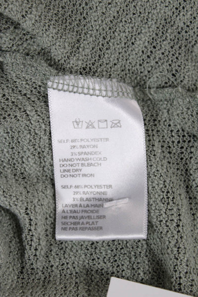 Out From Under Women Pullover Hoodie Green Drawstring Boho Size XS
