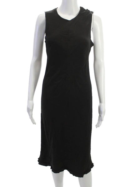 See by Chloe Women Sheath Dress Black Sleeveless Poly Blend Size M