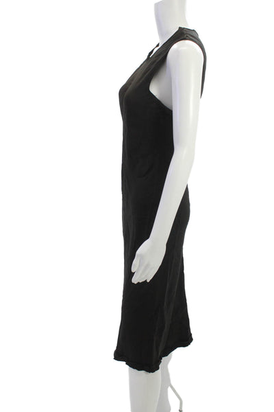 See by Chloe Women Sheath Dress Black Sleeveless Poly Blend Size M