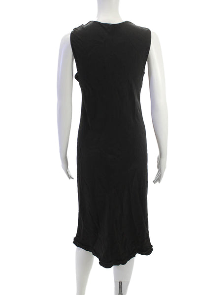 See by Chloe Women Sheath Dress Black Sleeveless Poly Blend Size M