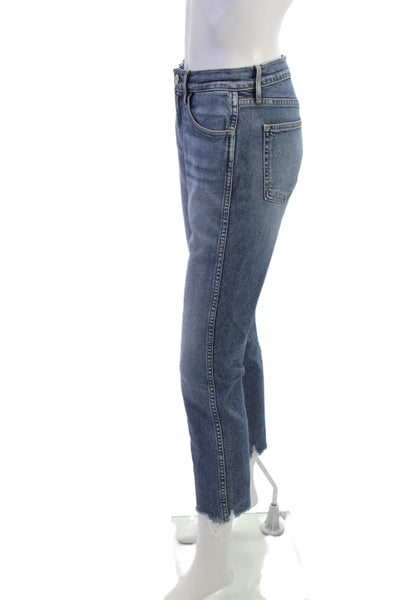 3x1 NYC Womens Ankle Cropped Mid Rise Blue Jeans Size 26