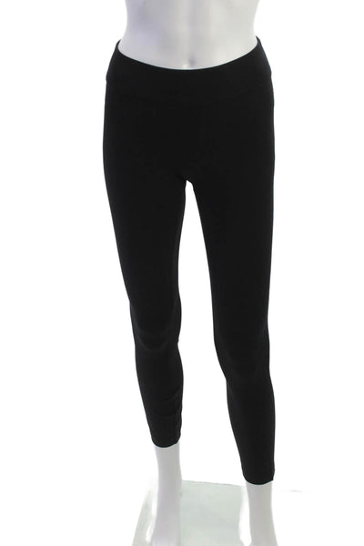 Helmut Lang Women Black Ankle Leggings Designer Size PP