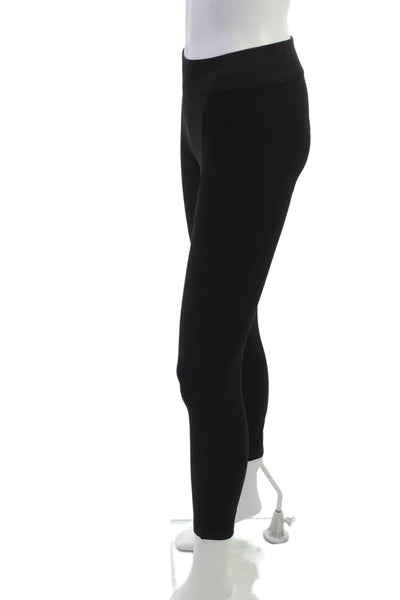 Helmut Lang Women Black Ankle Leggings Designer Size PP