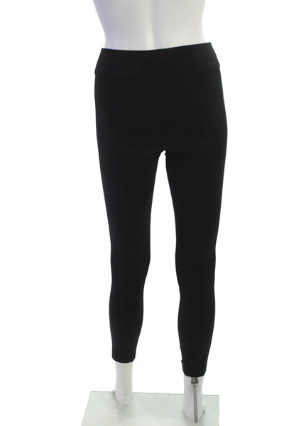 Helmut Lang Women Black Ankle Leggings Designer Size PP
