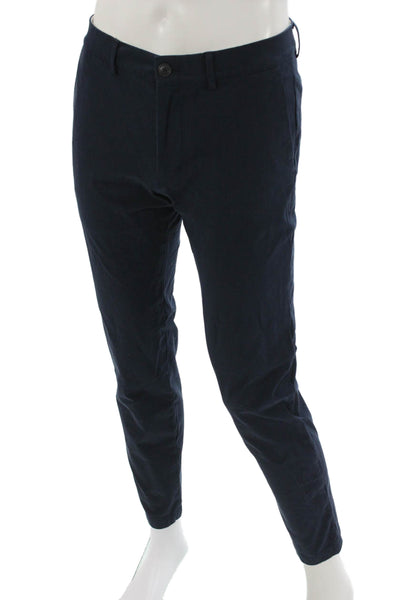 Club Monaco Mens Chino Ankle Dress Pants Dark Blue Size 30
