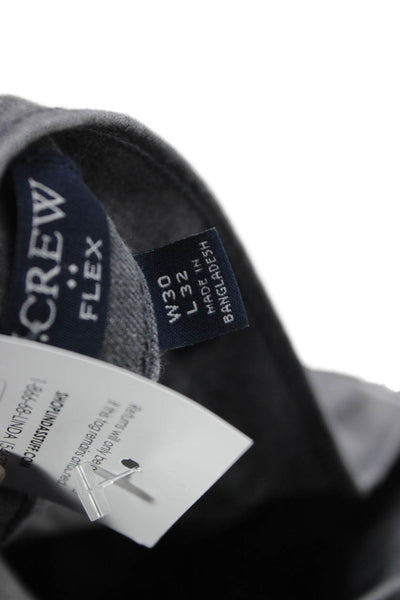 J Crew Mens Straight Gray Jeans 99% Cotton Button Size 30