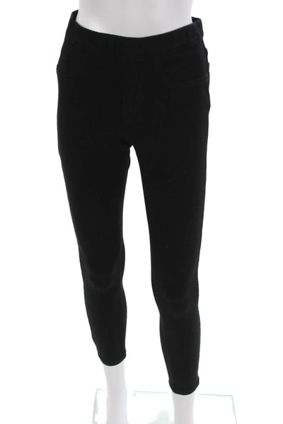 Spanx Women Ankle Jeggings Black Petites Size S