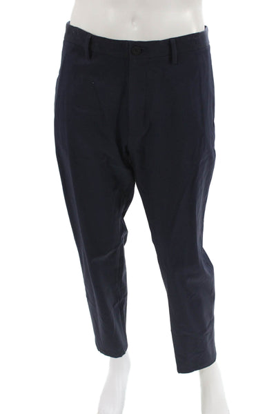 Theory Mens Dark Blue Ankle Dress Pants Size 36