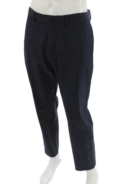 Theory Mens Dark Blue Ankle Dress Pants Size 36