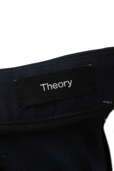 Theory Mens Dark Blue Ankle Dress Pants Size 36