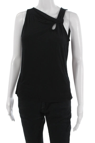 Red Haute Womens Sleeveless Black Modal Spandex Tank Classic Solid Size M