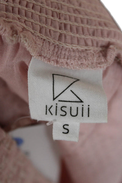 Kisuii Womens Shift Mini Dress Pink Size S