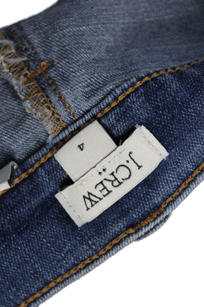 J Crew Women A-Line Mini Skirt Dark Blue Size 4