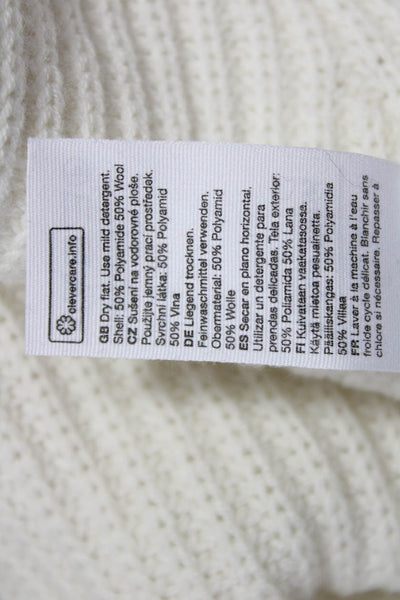 & Other Stories Womens Pullover Mock Neck Beige Sweater Long Sleeve Size XS