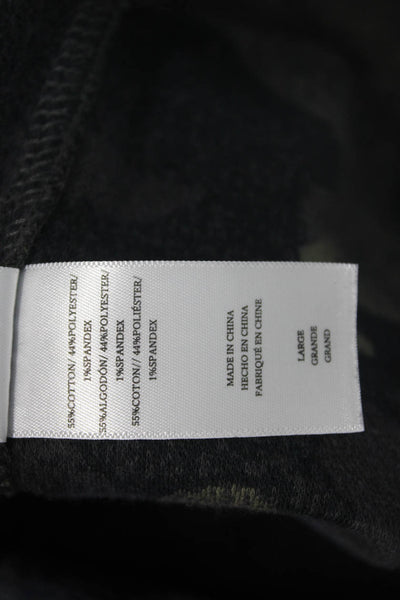 Rails Mens Camouflage Print Collared Casual Button-Down Shirt Green Size L