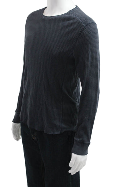 Vince Mens Dark Gray Pima Cotton Crew Neck Sweater Size M