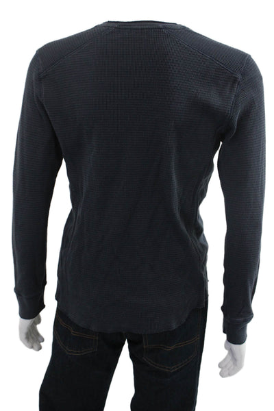 Vince Mens Dark Gray Pima Cotton Crew Neck Sweater Size M
