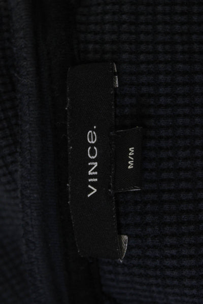 Vince Mens Dark Gray Pima Cotton Crew Neck Sweater Size M