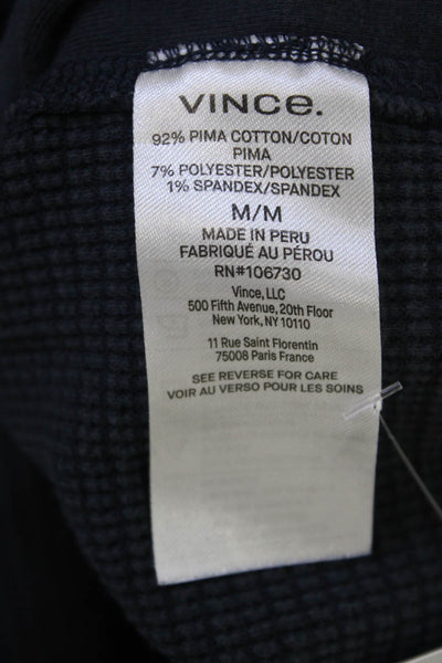 Vince Mens Dark Gray Pima Cotton Crew Neck Sweater Size M