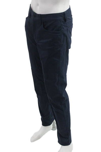 Bonobos Mens Dark Blue Chinos Button Fly Size 31