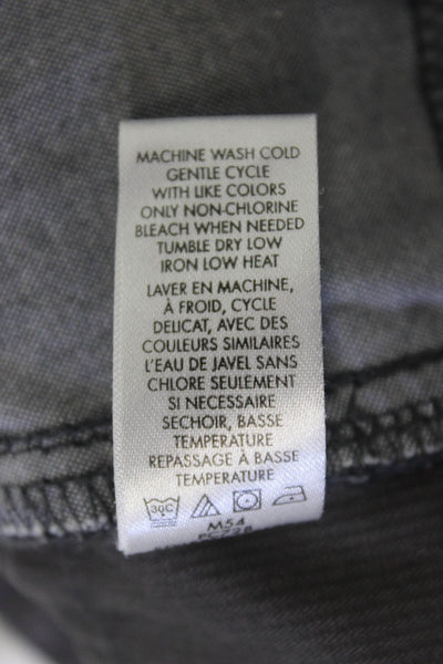 Calvin Klein Mens Chino Pants Dark Gray Cotton Button Fly Size 36