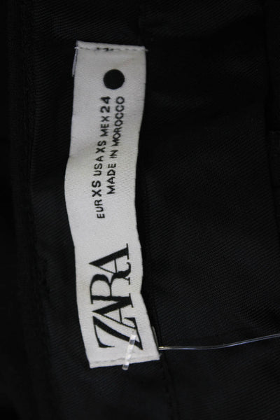 Zara Womens Jegging Black Viscose Nylon Elastane Size XS