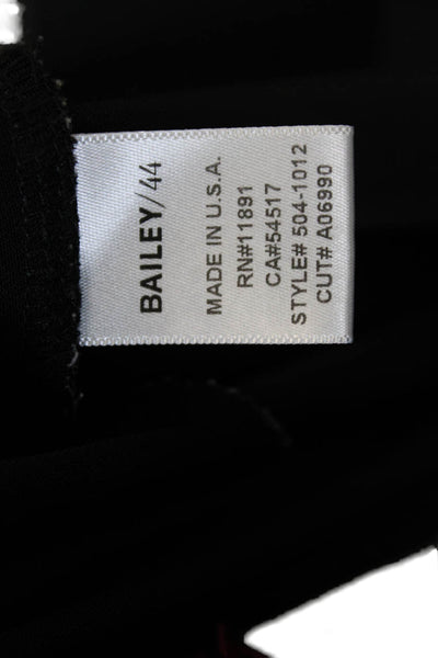 Bailey 44 Women Shift T-Shirt Dress Black Short Sleeve Size S