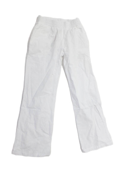 Vintage Havana Girls Stretch Straight Ankle Pants White Size 7-8