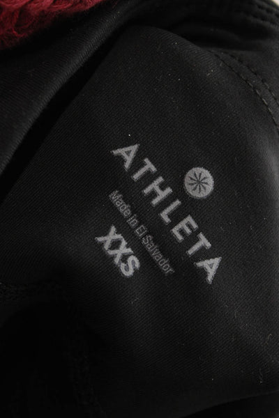 Athleta Women Ankle Jeggings Black Zip Size 2XS