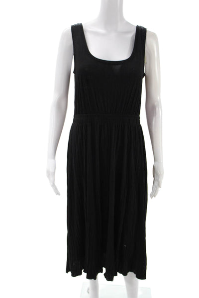 Vince Womens Black Sleeveless Tank Dress Knee Length Petite Size S