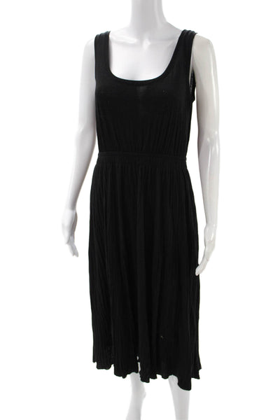 Vince Womens Black Sleeveless Tank Dress Knee Length Petite Size S