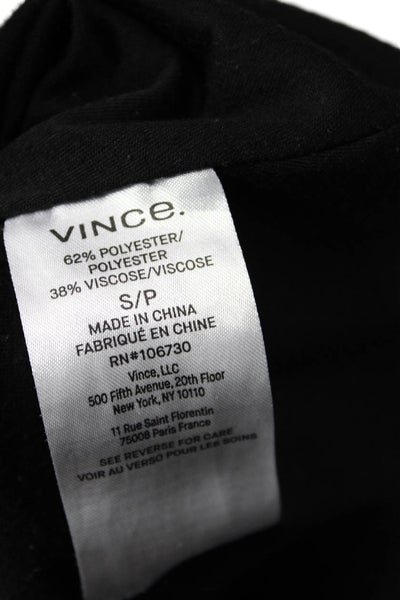 Vince Womens Black Sleeveless Tank Dress Knee Length Petite Size S